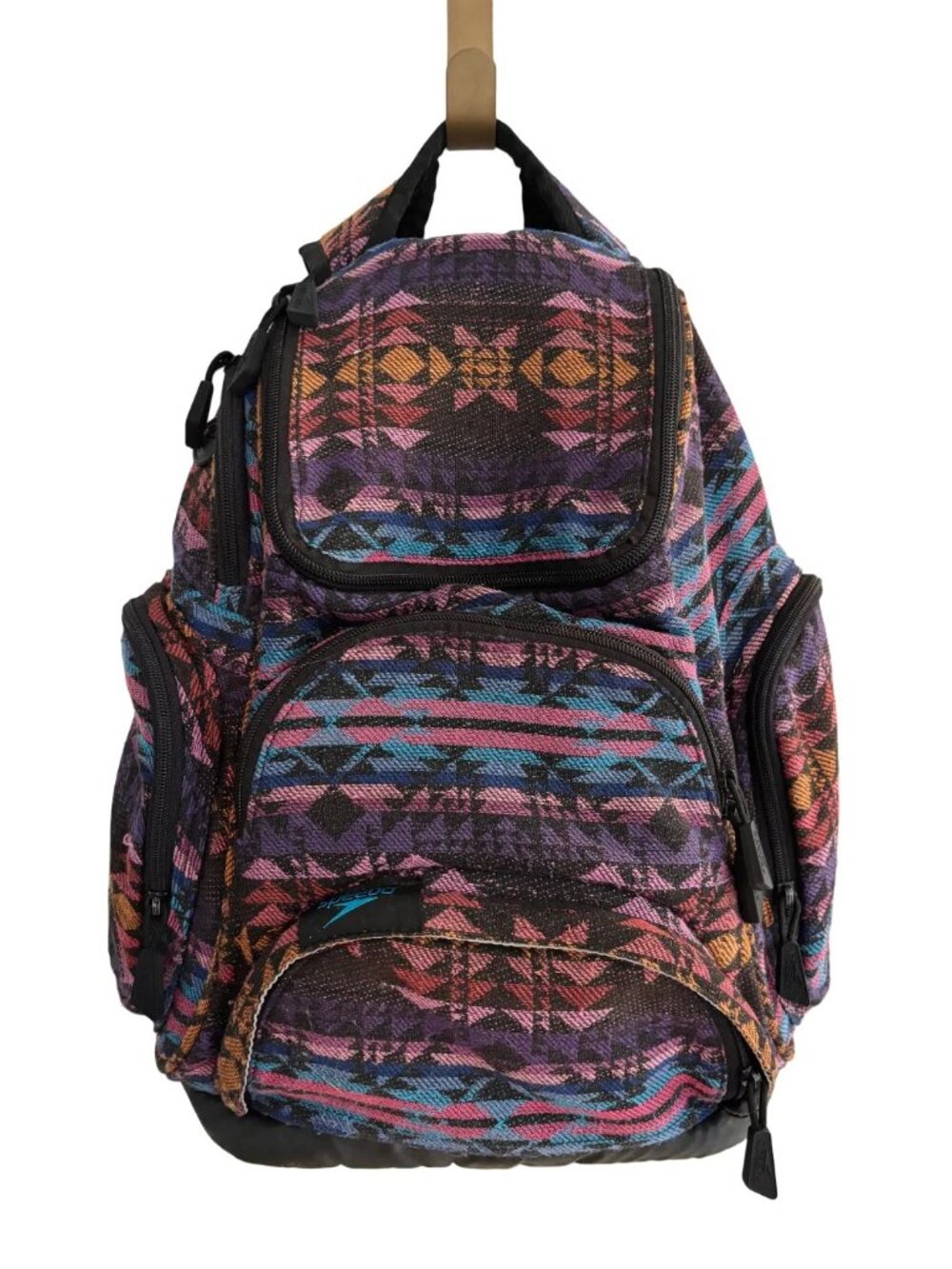 SPEEDO Day Break Backpack Multicolor Southwestern Aztec Design Boho Hipster